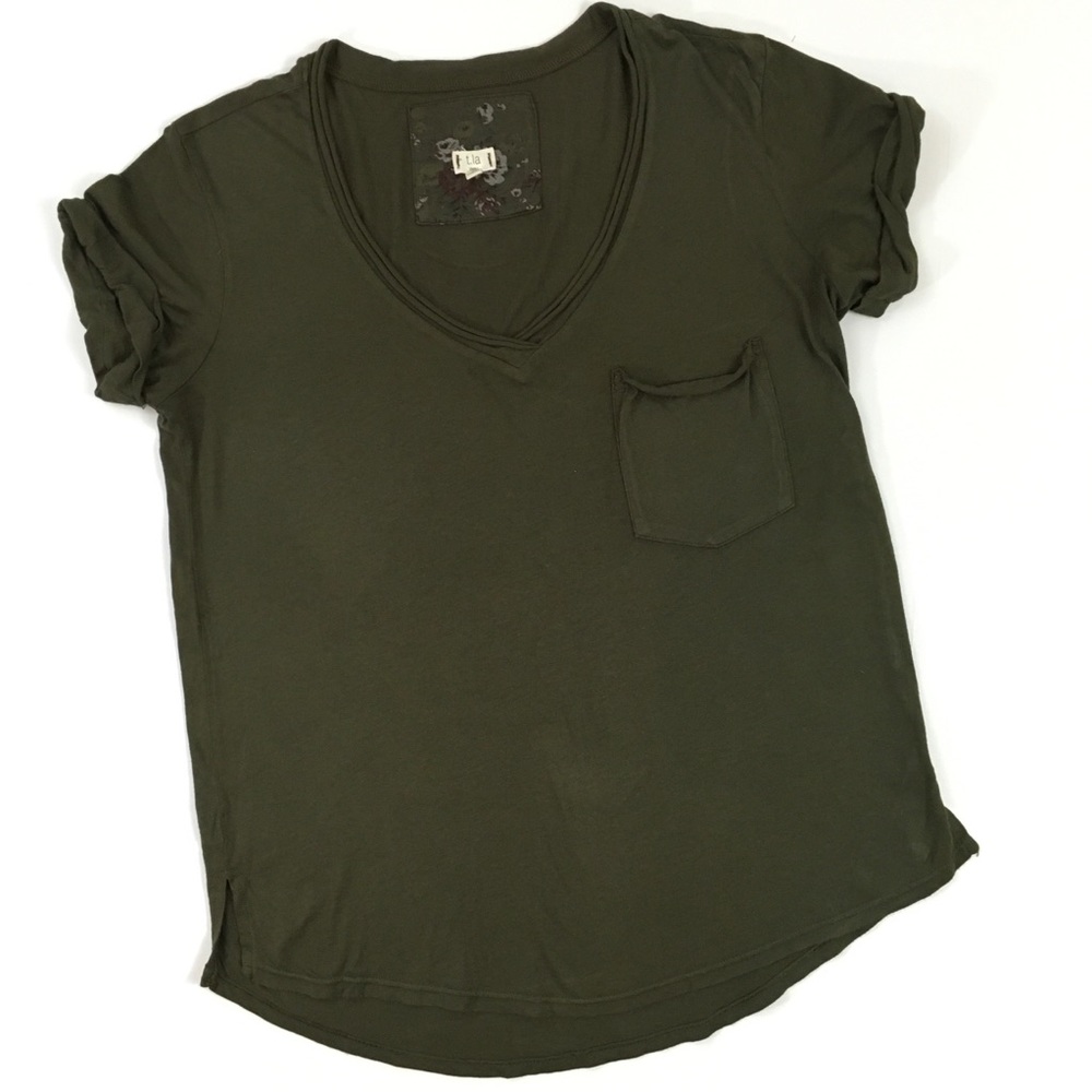 Anthropologie t.la short sleeved tee shirt